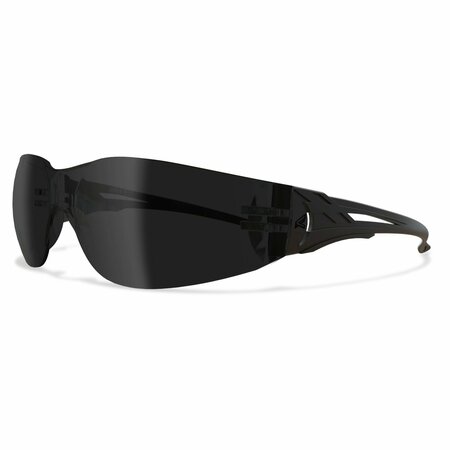 EDGE EYEWEAR Viso Safety Eyewear, Black Frame/Smoke Lens CV116